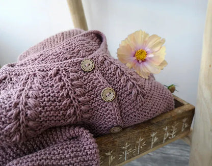 Baby Fern Cardigan Knitting Pattern