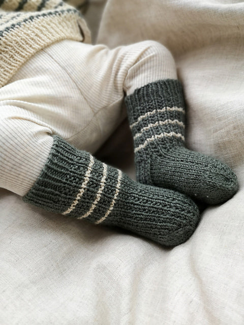 Baby Mini Sock  Knitting Pattern