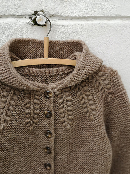 Kids Hoodie Knitting Pattern