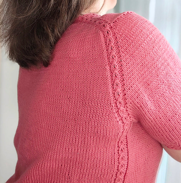 V Neck Tee Knitting Pattern