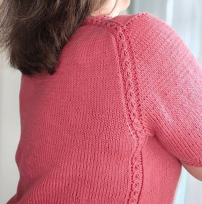 V Neck Tee Knitting Pattern