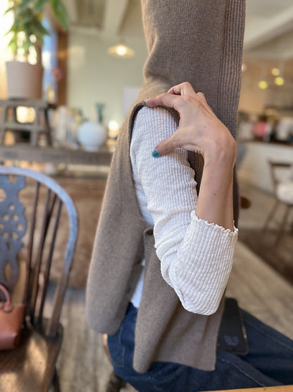 2-in-1 Hooded Vest Knitting Pattern