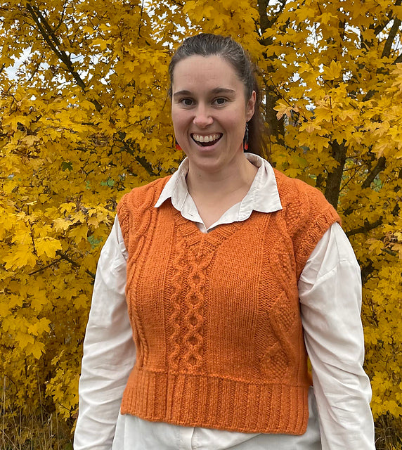 Cable Slipover Knitting Pattern