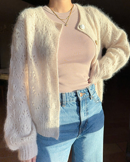 Top Down Cardigan Knitting Pattern