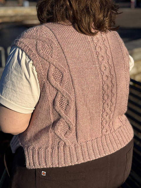 Cable Slipover Knitting Pattern