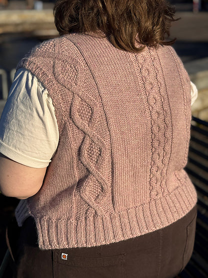 Cable Slipover Knitting Pattern