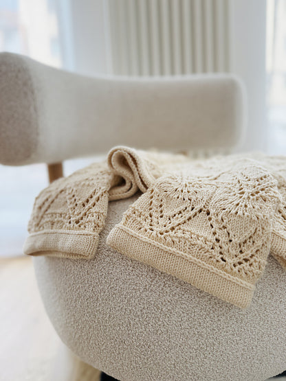Drop Shoulders Sweater Knitting Pattern