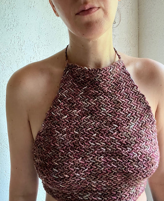 Herringbone Top Knitting Pattern