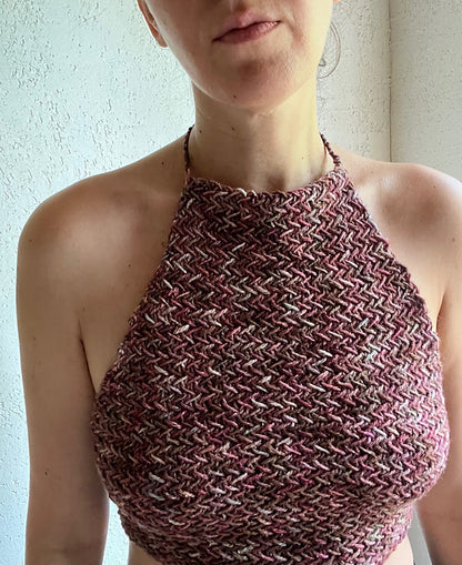 Herringbone Top Knitting Pattern