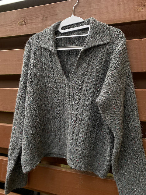 Textured Polo Knitting Pattern
