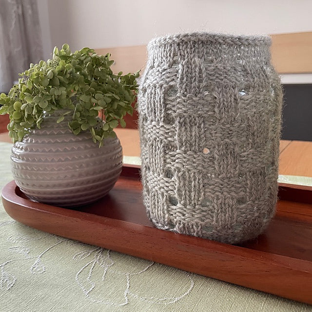 Jar Cover Knitting Pattern