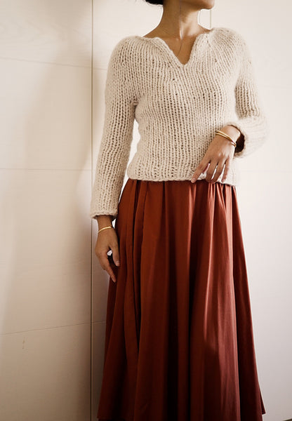 Fireside Sweater Knitting Pattern