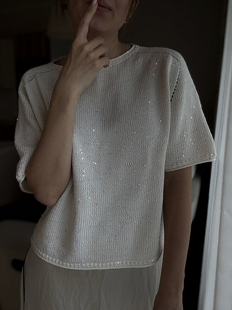 Boat Neck Tee Knitting Pattern
