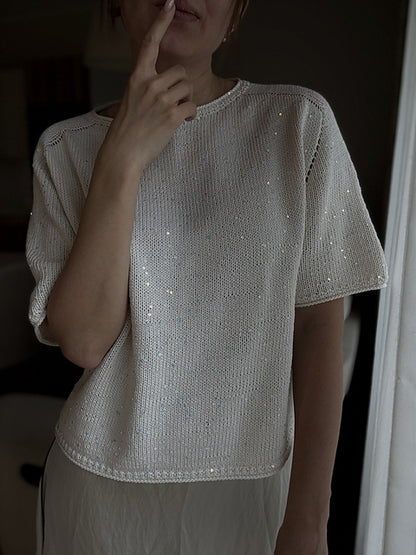 Boat Neck Tee Knitting Pattern