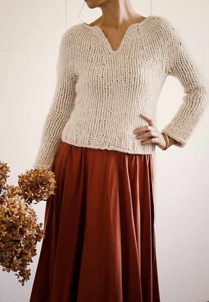 Fireside Sweater Knitting Pattern