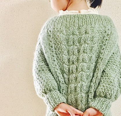 Classic Cable Sweater Knitting Pattern