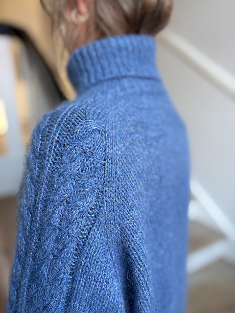 Cable Sleeve Sweater Knitting Pattern