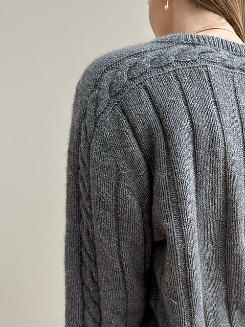 Braidy Sweater Knitting Pattern