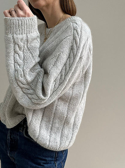 Braidy Sweater Knitting Pattern