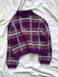 Oversized Stripe Sweater Knitting Pattern