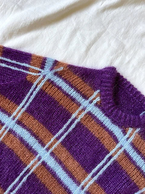 Oversized Stripe Sweater Knitting Pattern
