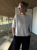 Boat Neck Tee Knitting Pattern