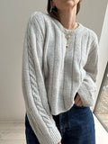 Braidy Sweater Knitting Pattern