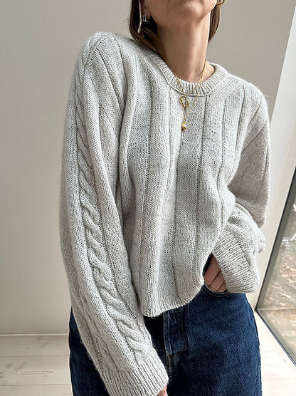 Braidy Sweater Knitting Pattern