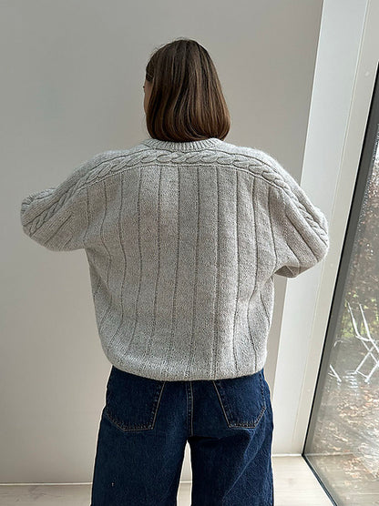 Braidy Sweater Knitting Pattern