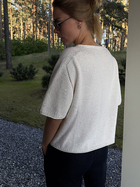 Boat Neck Tee Knitting Pattern