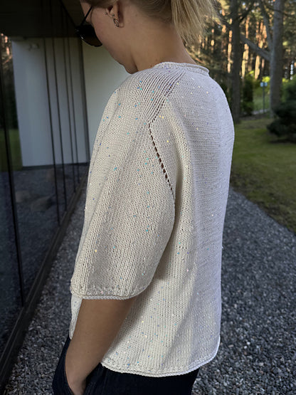 Boat Neck Tee Knitting Pattern