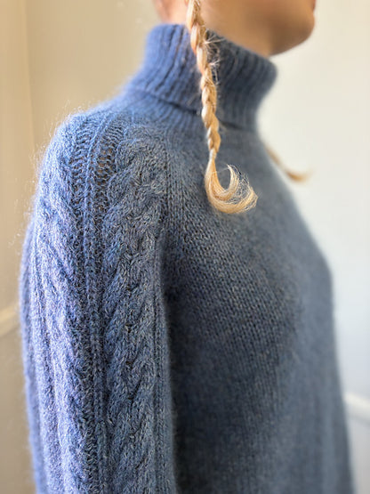 Cable Sleeve Sweater Knitting Pattern
