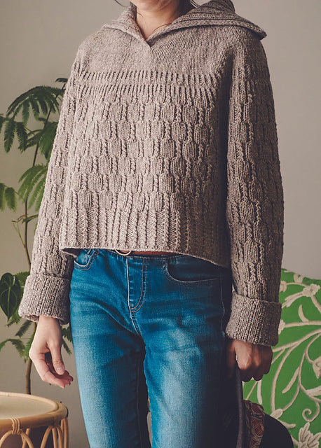 Collared Sweater Knitting Pattern