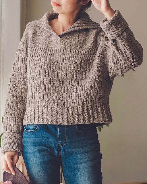 Collared Sweater Knitting Pattern