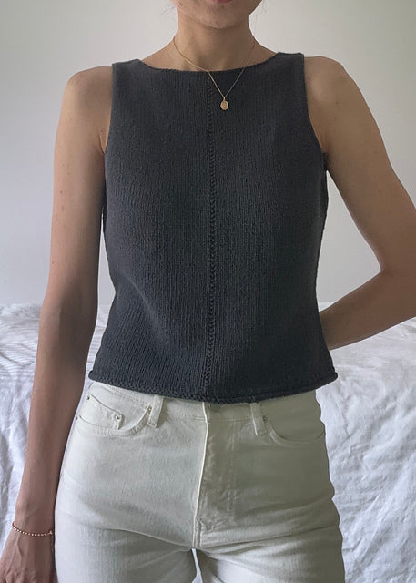 Easy Tank Top Knitting Pattern