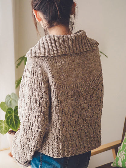Collared Sweater Knitting Pattern