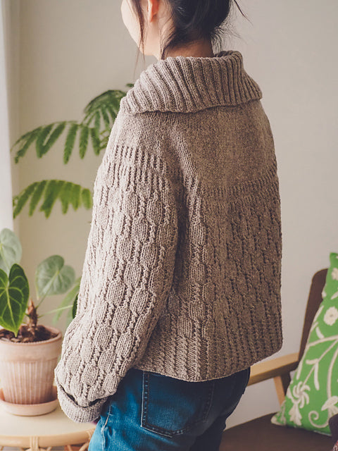 Collared Sweater Knitting Pattern