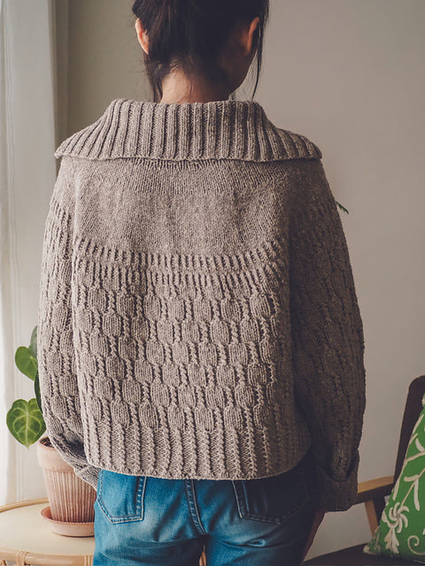 Collared Sweater Knitting Pattern