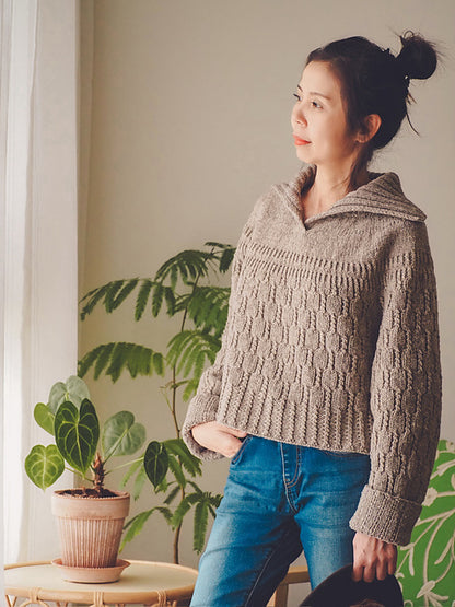 Collared Sweater Knitting Pattern
