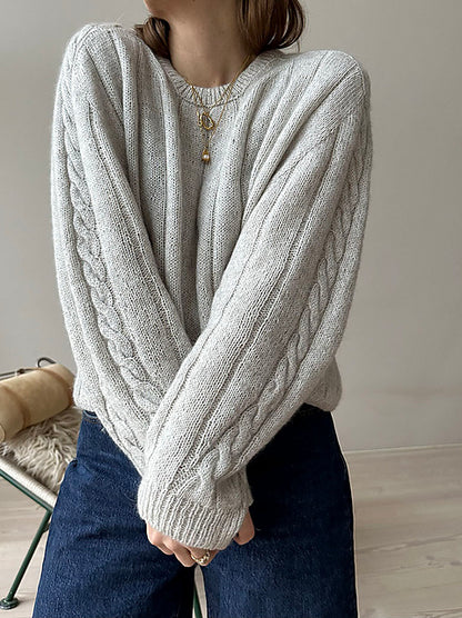 Braidy Sweater Knitting Pattern
