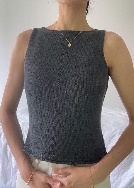 Easy Tank Top Knitting Pattern