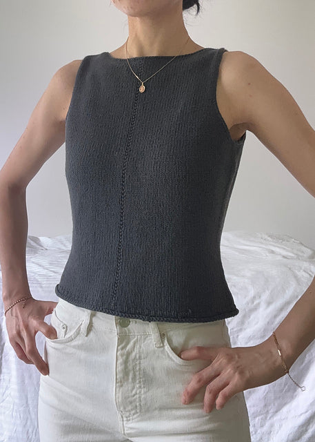 Easy Tank Top Knitting Pattern