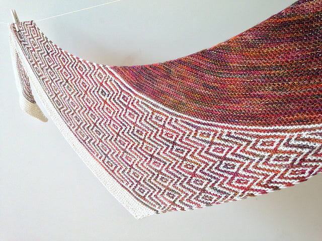 Mosaic Shawl Knitting Pattern