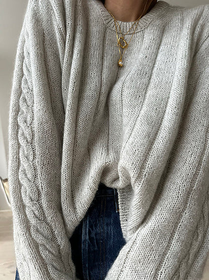 Braidy Sweater Knitting Pattern