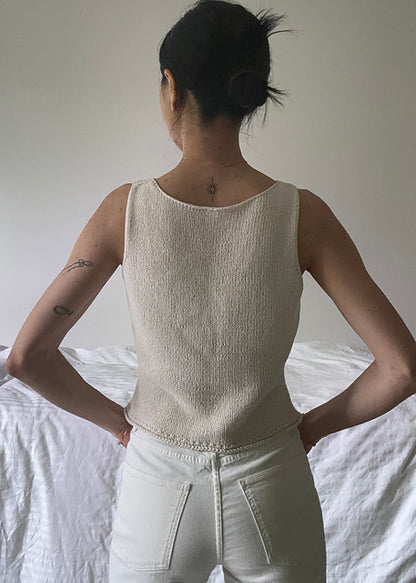 Easy Tank Top Knitting Pattern