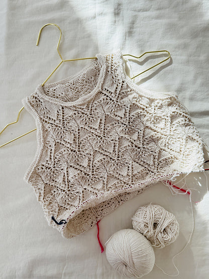 Lace Tank Top Knitting Pattern