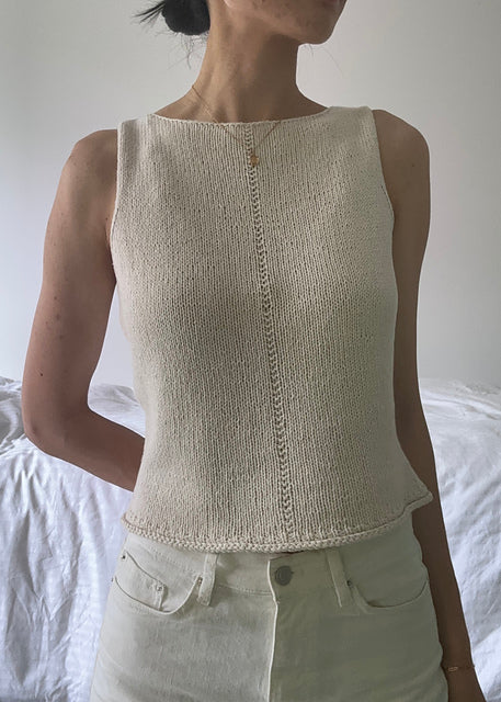 Easy Tank Top Knitting Pattern