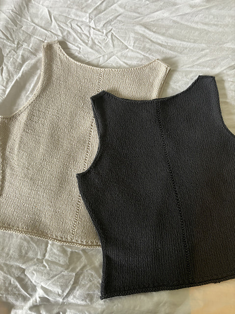 Easy Tank Top Knitting Pattern