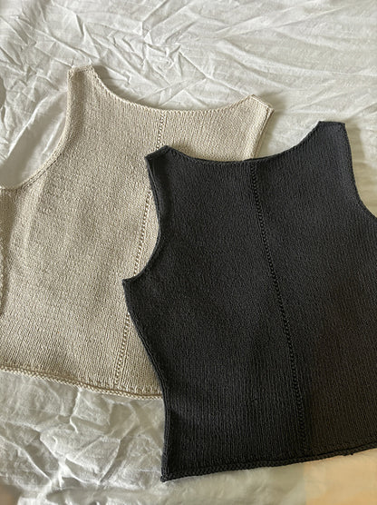 Easy Tank Top Knitting Pattern