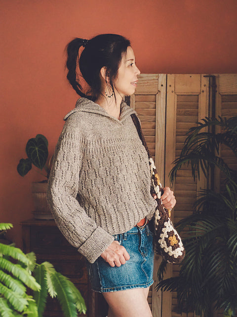 Collared Sweater Knitting Pattern